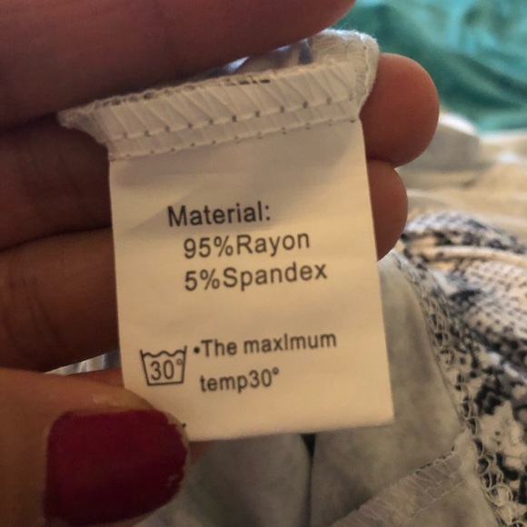 COPY - NWT/WNEEDU Women's  Casual T Shirt Dresses Short Sleeve Swing Dress with… - Picture 5 of 5